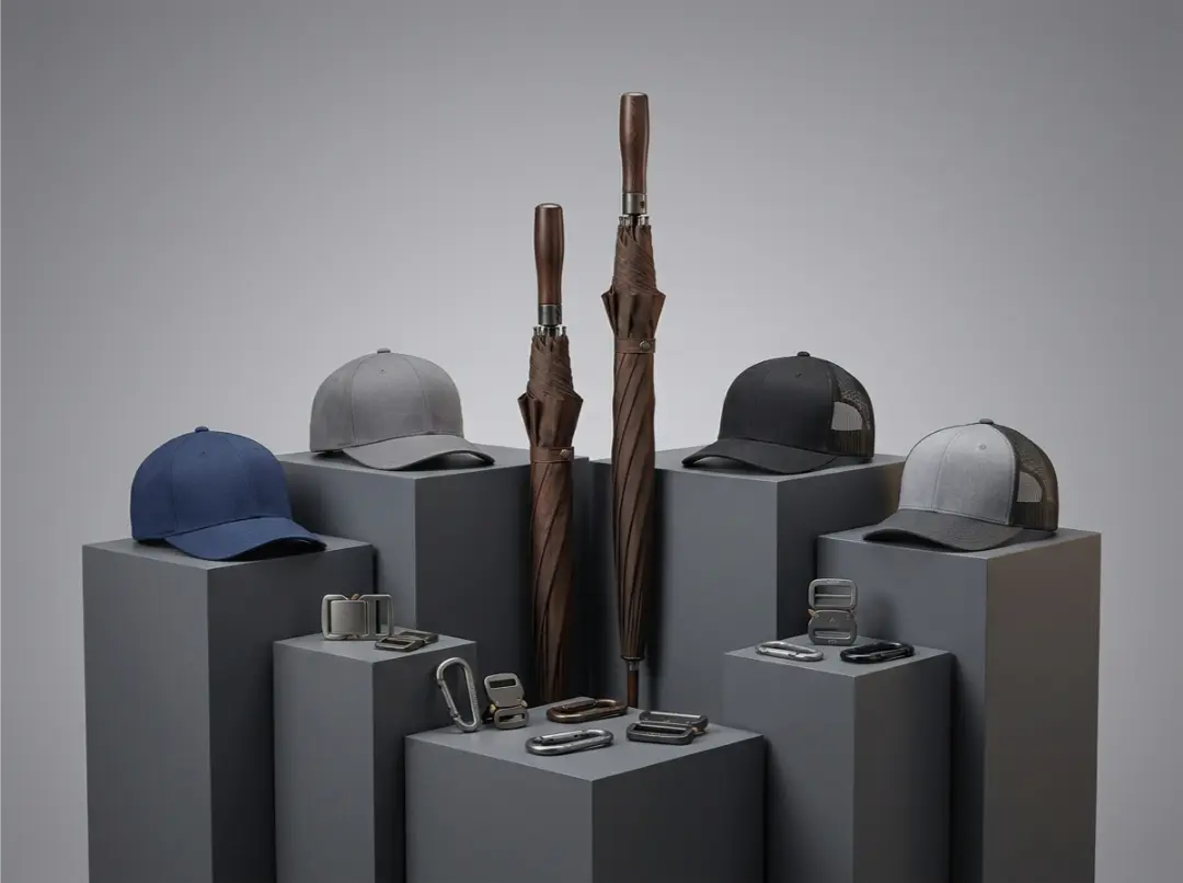 Paraguas y Gorras